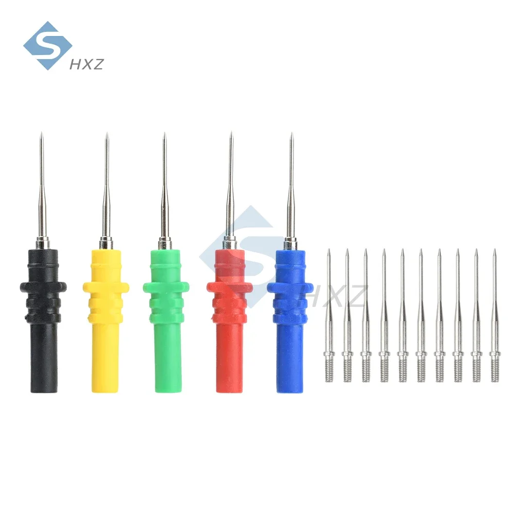 

Автомобильный диагностический тестовый зонд, иглы для проколов, набор штифтов для зонда осциллографа, инструмент для ремонта прокалывания проводов, съемка программного обеспечения ЭБУ