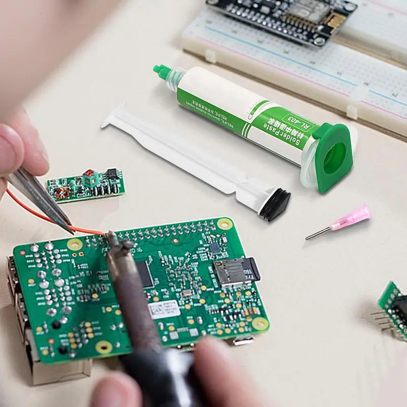 Паяльная флюсовая паста прочный паяльный флюс не требующая очистки иглы