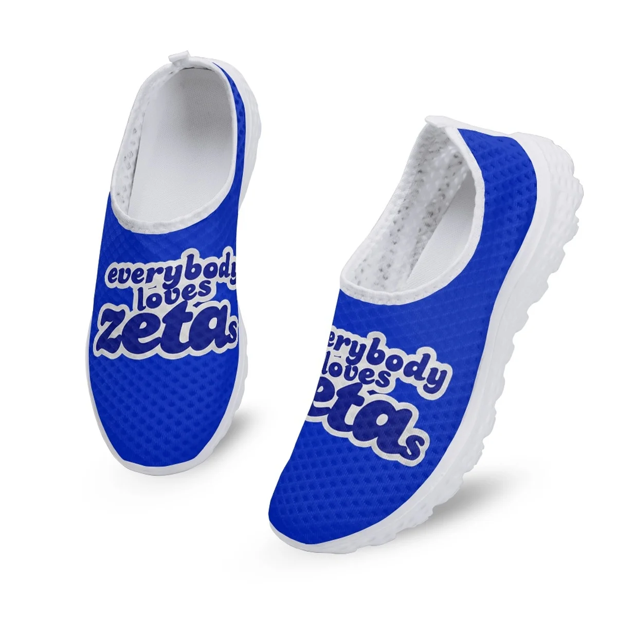 Nopersonality Leisure Flats Women Zeta Amicae Sneakers Breathable Mesh Running ShoesSorority Colors  Zapatillas Mujer Footwear