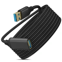 usb 3 0 type a male to female extension cable durable braided material high data transmission cable