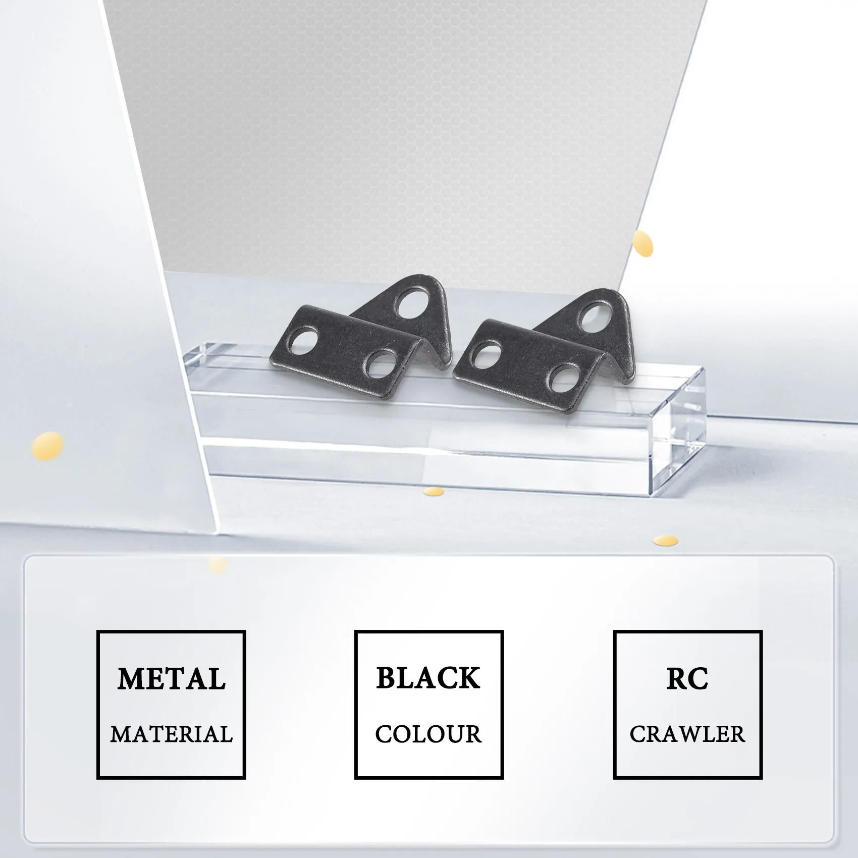 Комплект пружинных подвесных стержней с твердыми листьями для 1:10 RC Rock Crawler D90 TF2