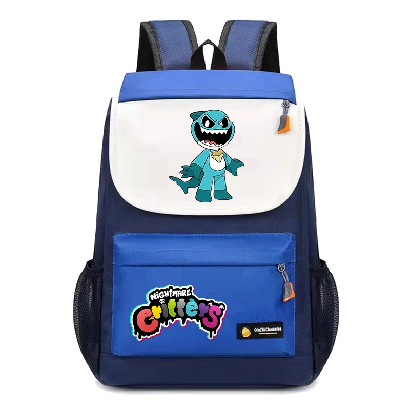 Nightmare Critters Backpack Gaming Peripheral Printed Shoulder Bag Cute Kawaii Large Capacity Storage Bags Back To School Gifts