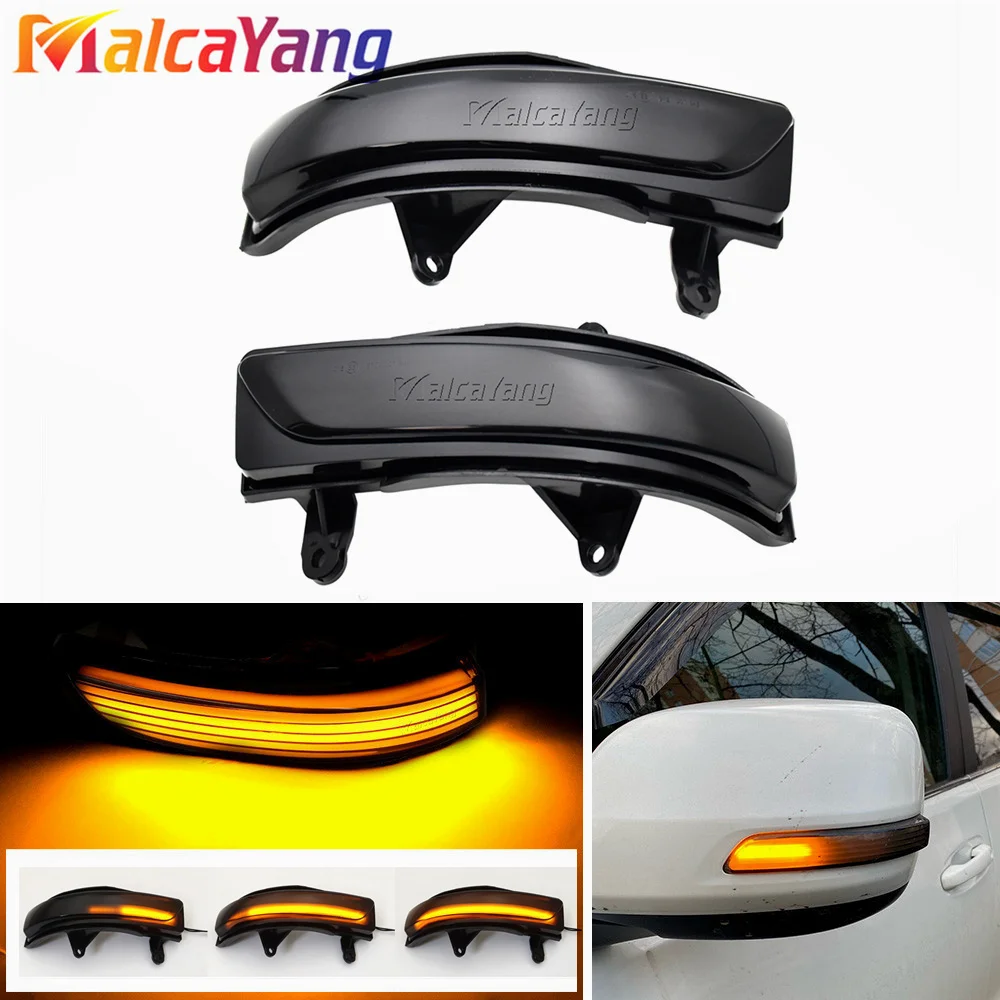 

2 шт. для Toyota Prado Land Cruiser, динамический поворотник, светодиодный индикатор поворота 2010-2020, зеркальная лампа со стрелками, индикатор LC200 FJ200 FJ150