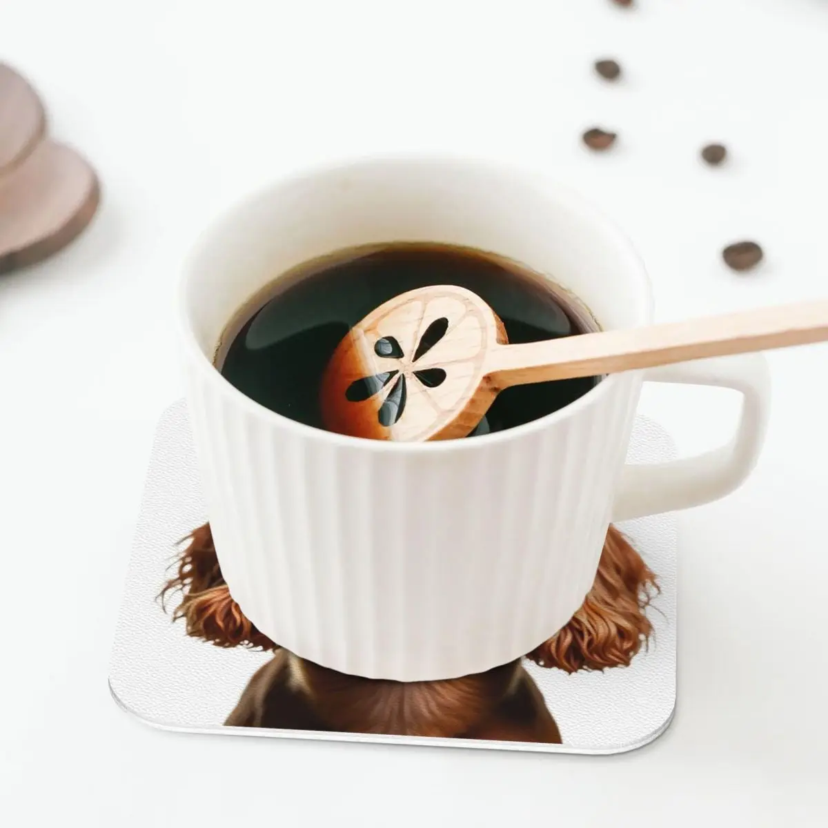 Забавные крутые кокер-спаниель в солнцезащитные очки подставки кухонные