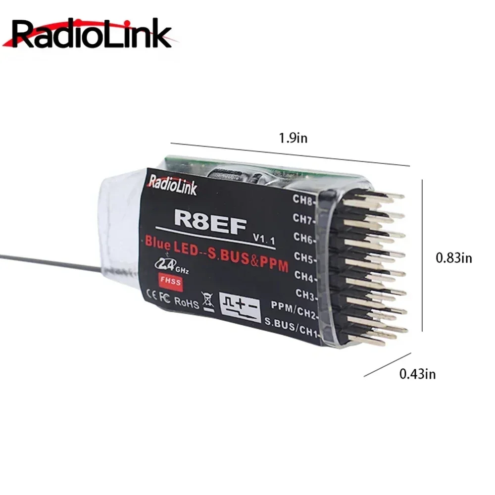 Radiolink R12DSM R12DS R9DS R8FM R8EF R6DSM R6DS R6FG R6F Радиоуправляемый приемник 2 4G Сигнал для