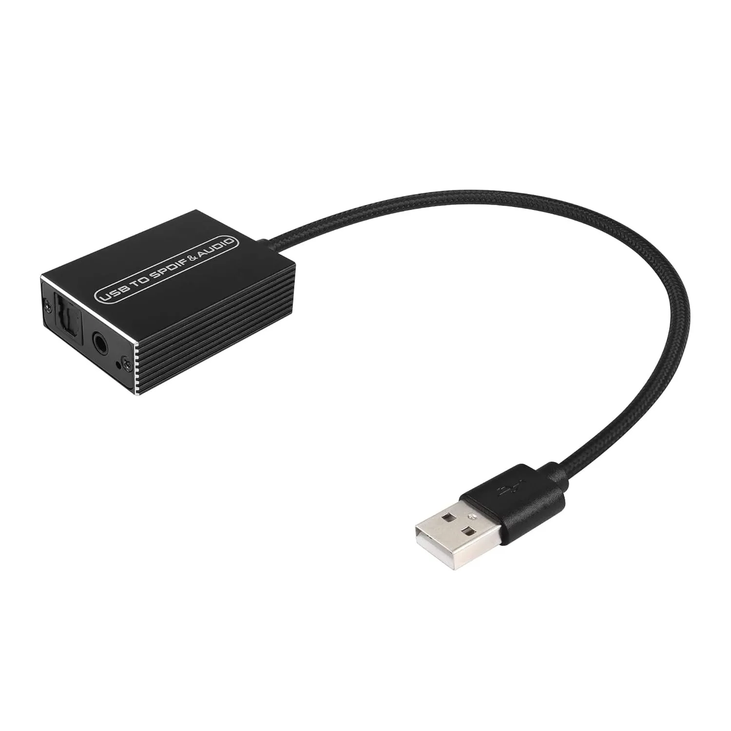 Оптический аудиоадаптер USB A на 3,5 мм и TOSLINK, однонаправленный цифровой преобразователь передатчика USB в SPDIF для динамика ПК PS5 (art.: 3920d2e124dd4) - 3920d2e124dd4