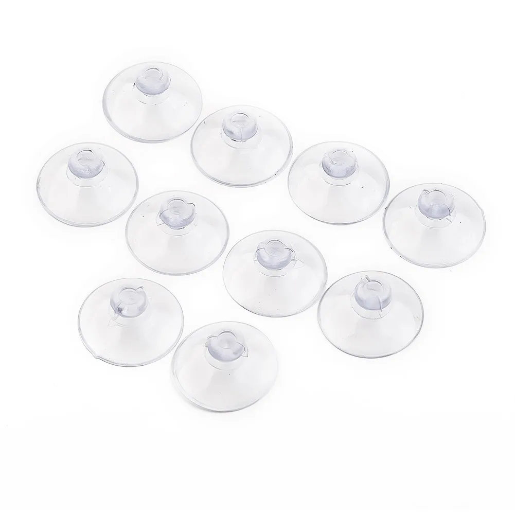 

10pcs 20/30/45mm Mushroom Head Clear Suction Cups Window Glass Table Wall Hanging Storage Keys Hoks Kitchen Bathroom Hooks