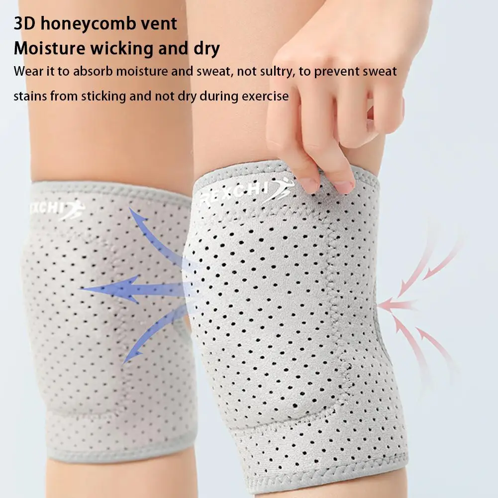 

New Fitness Running Cycling Knee Support Braces Elastic Sport Knee Pad Sleeve Anti-collision Knee Support For Running Yoga Dance