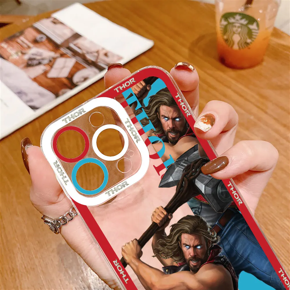 Прозрачный чехол для Apple iPhone 15 14 13 12 11 XS Pro Max Mini 8 7 Plus X XR