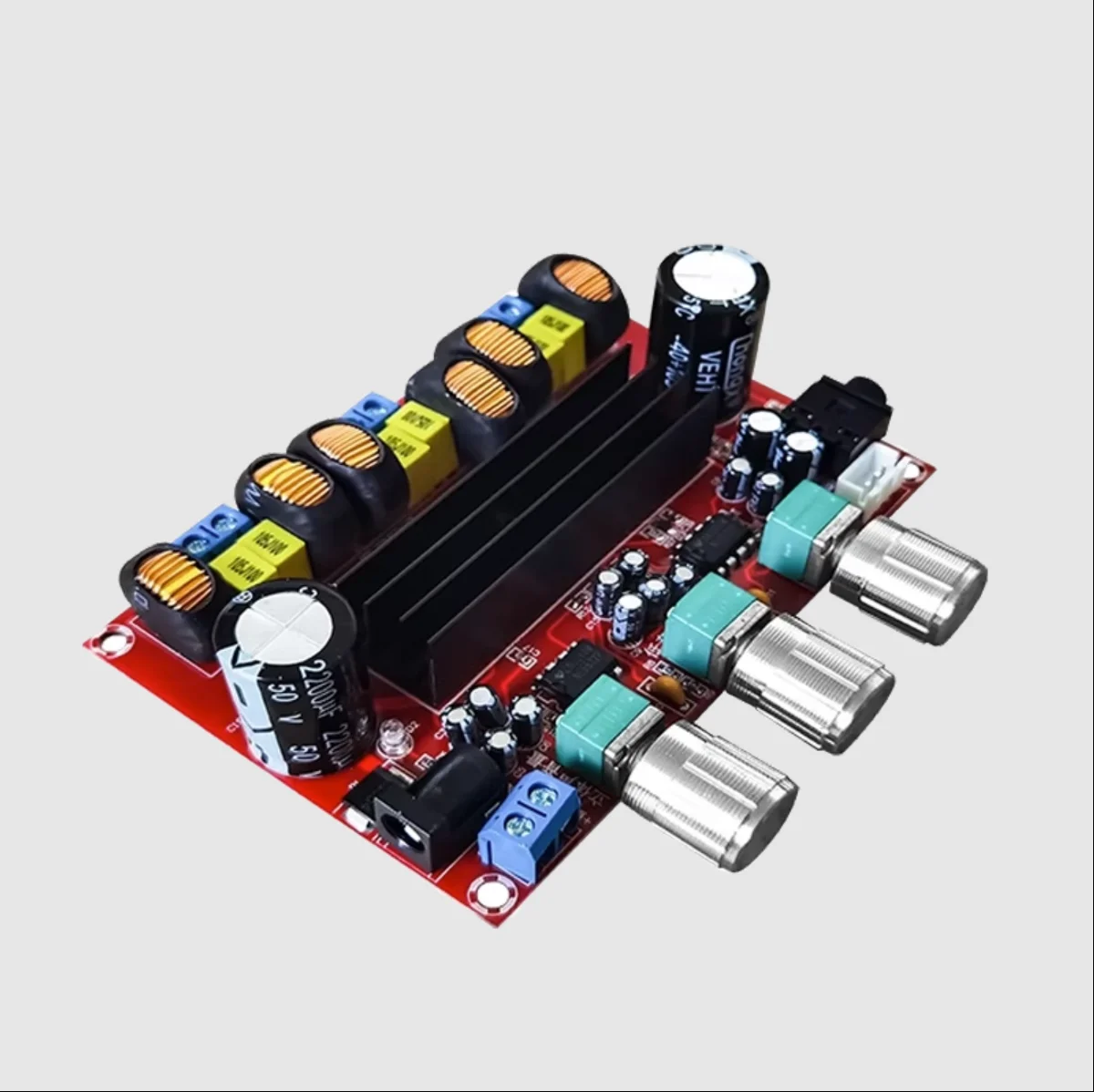 

1PCS XH-M139 old 2.1 channel digital amplifier board 12V-24V wide voltage TPA3116D2 2 * 50W+100W