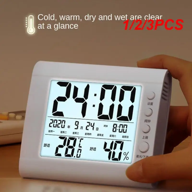 

1/2/3 шт., электронные часы с большим экраном