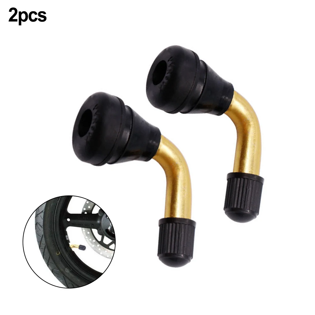 

2pcs Electric Scooter Tyre Valves Stem 90 Degree Tubeless Valve Electric Vehicles Scooters Tire Valves Stem Replace Parts