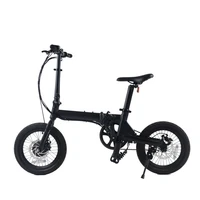 novel 16 inch 350w high power black pedal assisted electric bike motos electrica chinas bicycle