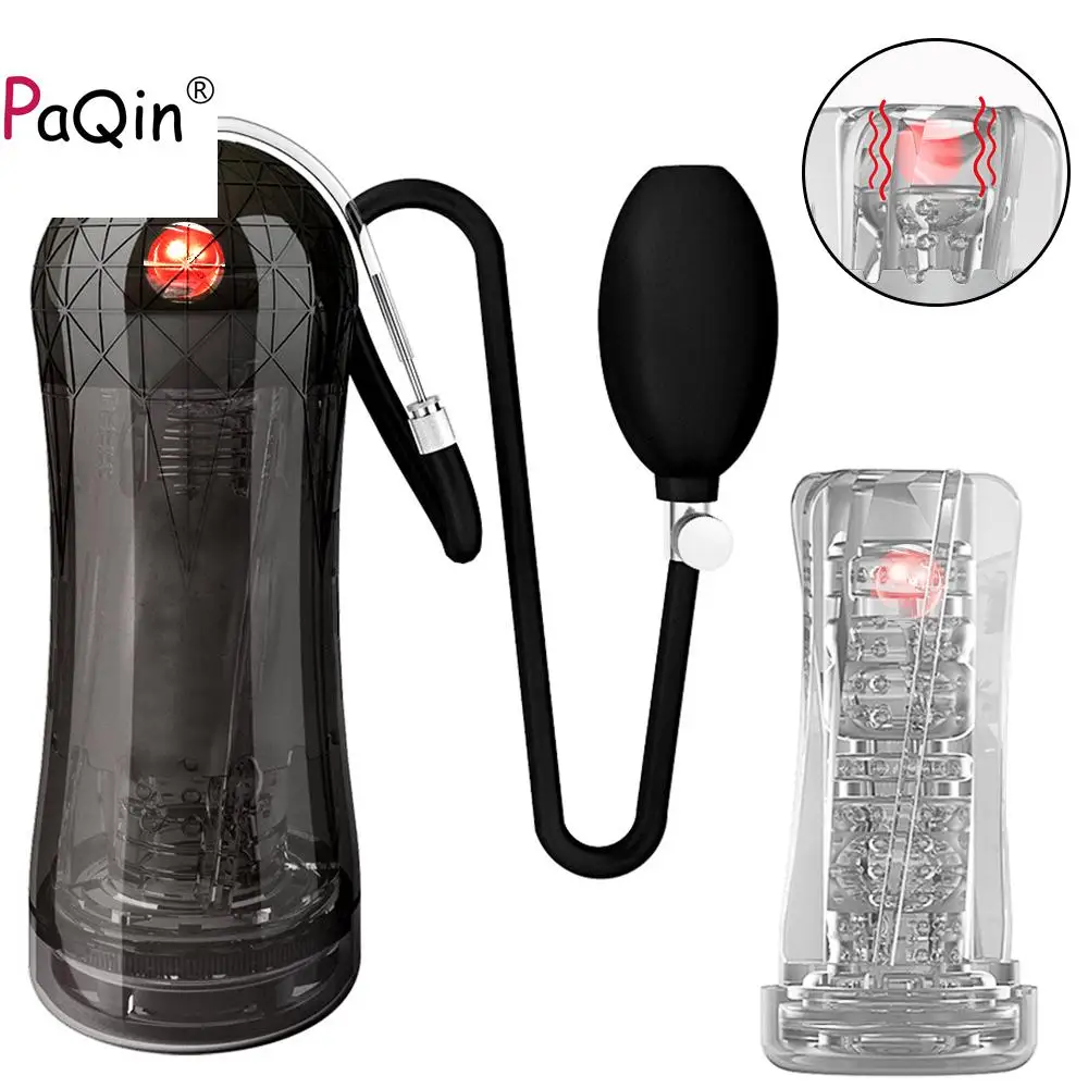 3 в 1 насос для пениса 3D Вагина натуральная киска Вибраторы мужчин тренажер