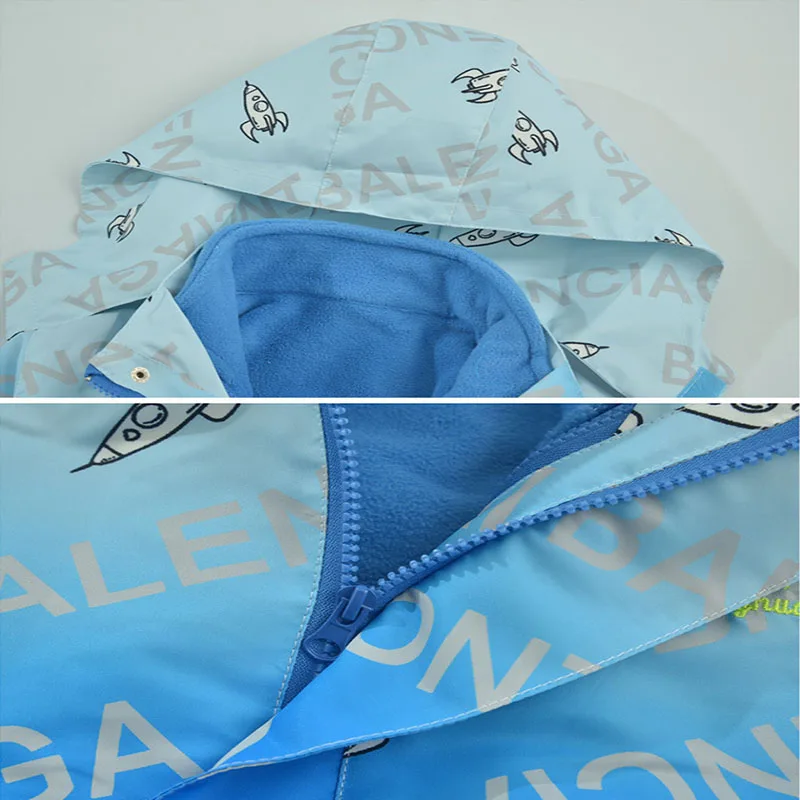 2024 Детские походные куртки на молнии бейсбольная Униформа ветровка с капюшоном