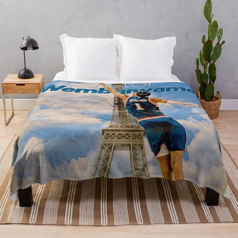 Плед Victor Wembanyama одеяла для детей рождественские подарки роскошные пледы