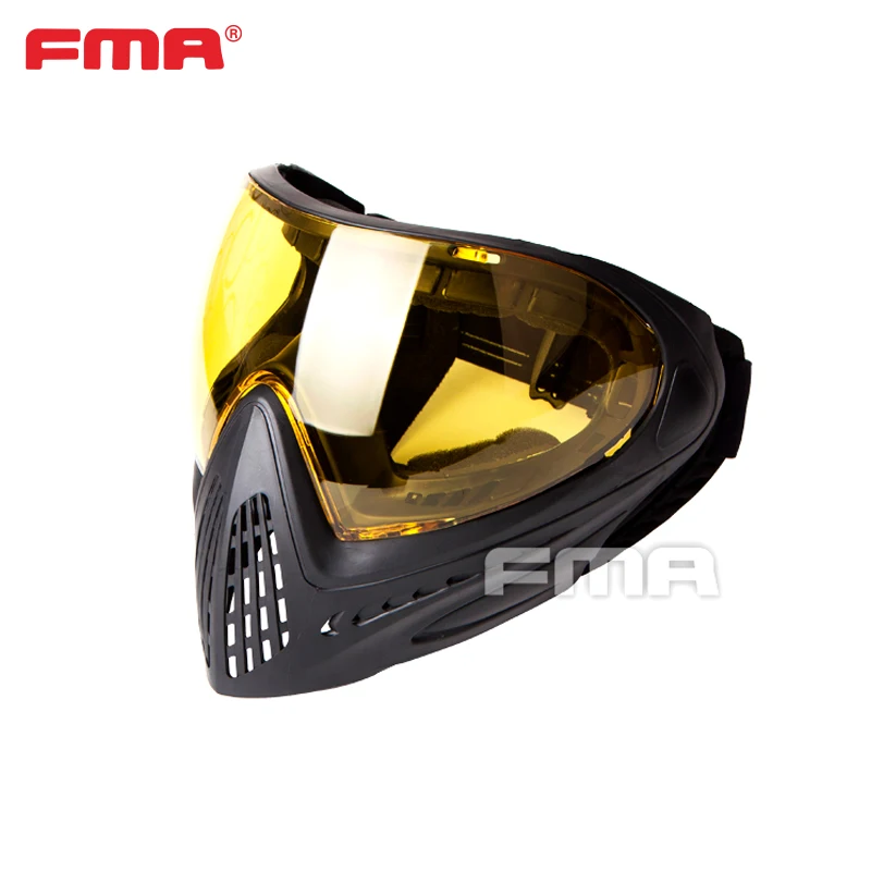 Полнолицевая защитная маска FMA F1 для пейнтбола с одним объективом