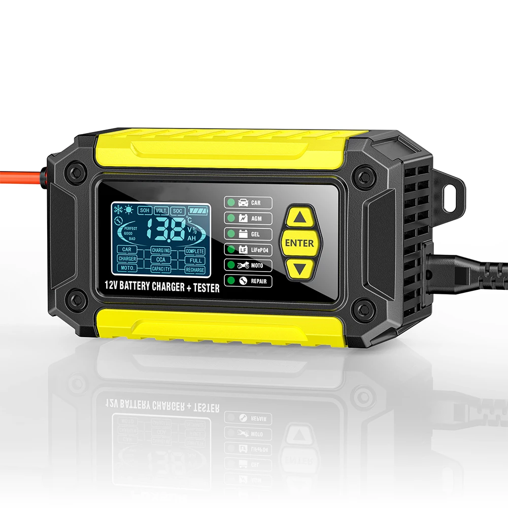 Автомобильное зарядное устройство 12 В LiFePO4 AGM Портативное автомобильное 1 9