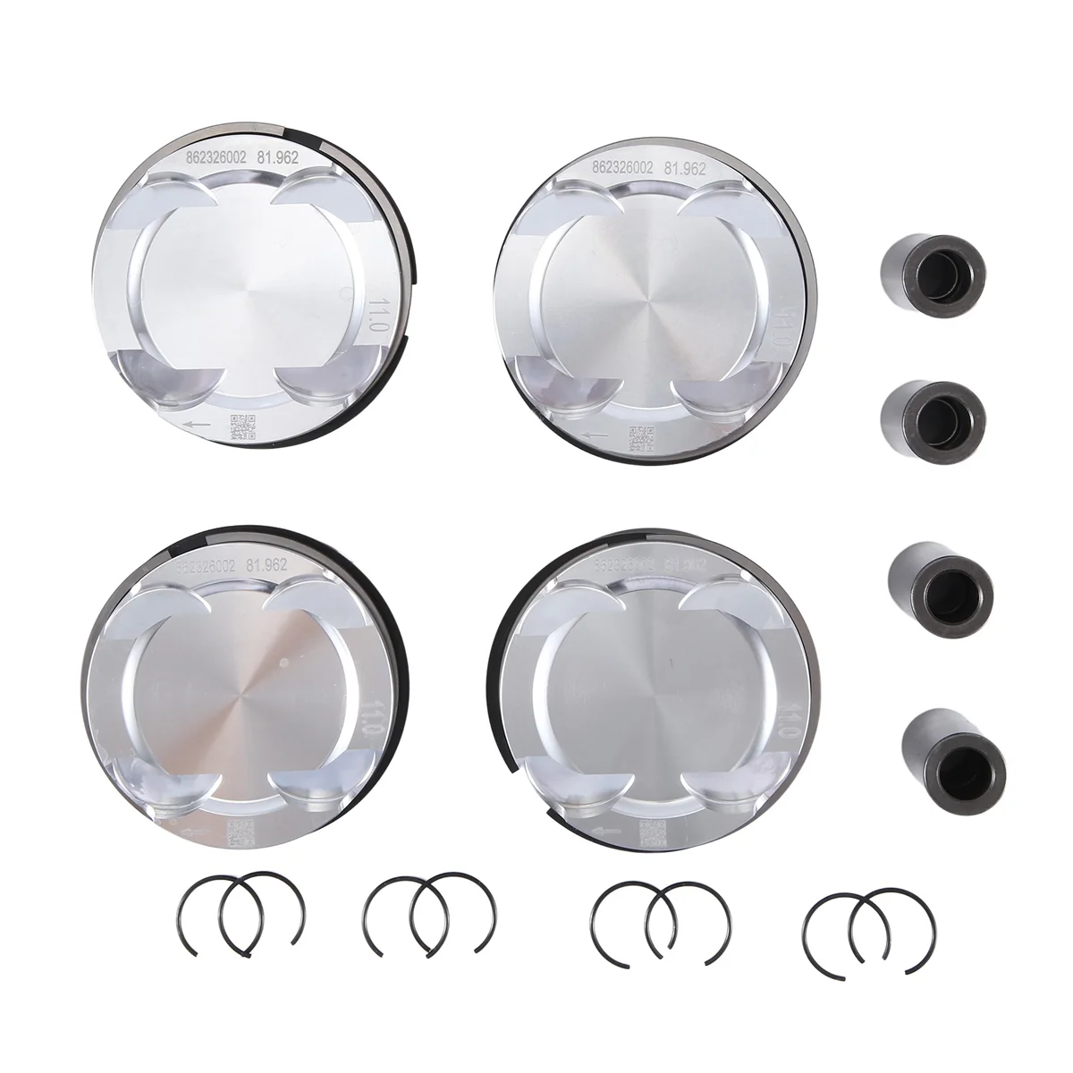 Комплект поршней двигателя диаметром 82 00 мм для F55 F56 G30 120I 220I 11258657760 11258678931 11258618503