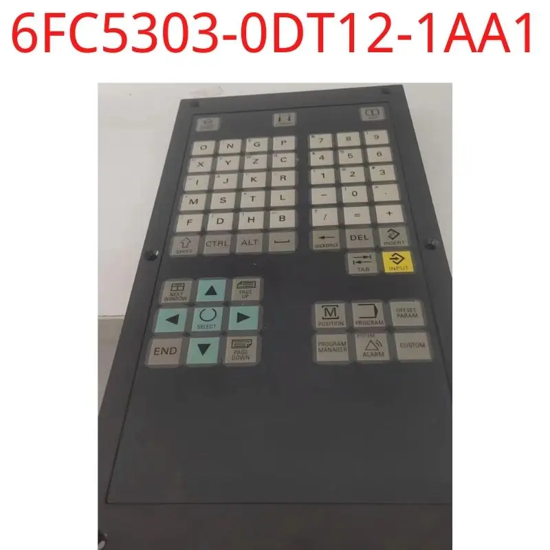 

Used Siemens 6FC5303-0DT12-1AA1 SINUMERIK 802D sl full CNC keyboard mounting next to the display; portrait, IP65; incl. 1.5 m c