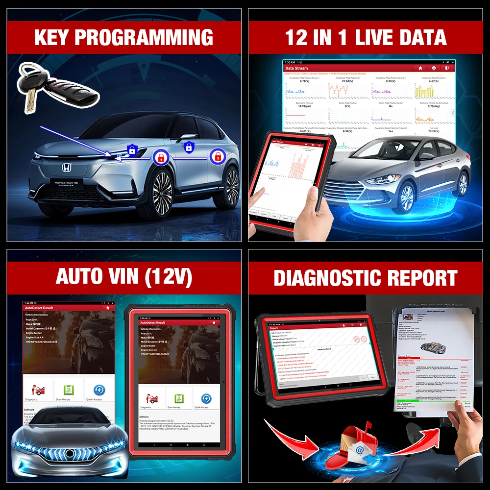 LAUNCH X431 PRO3S + Автомобильный профессиональный диагностический сканер OBD OBD2