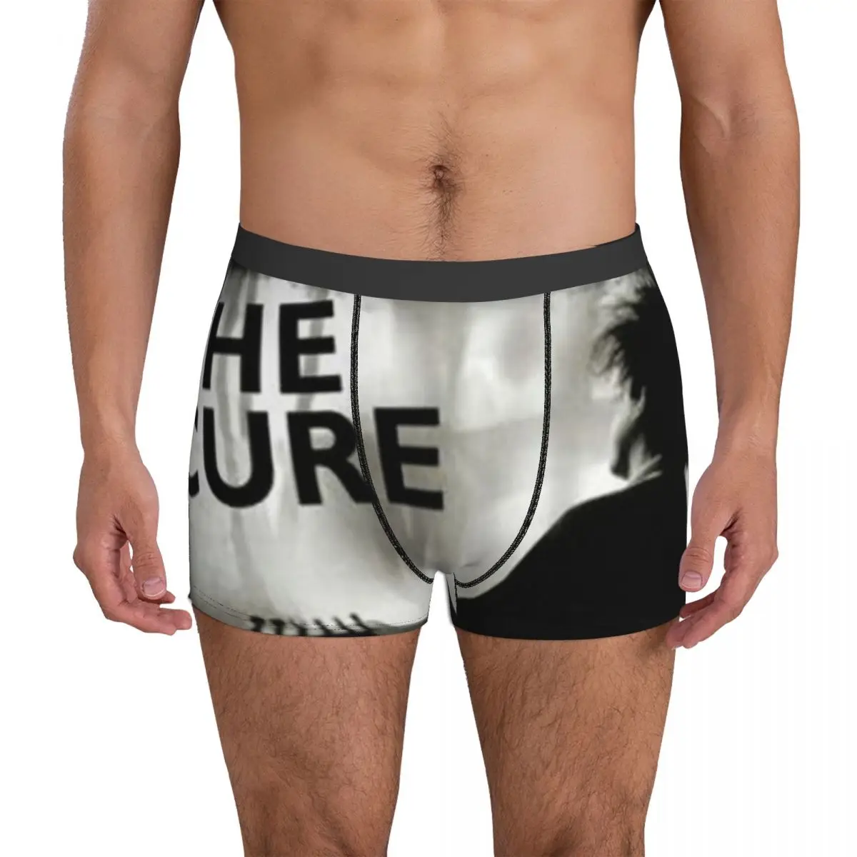 The Cure Band Galaxy Boys Underwear music album black man cool Comfortable Panties Custom Boxer Brief Pouch Male Boxershorts