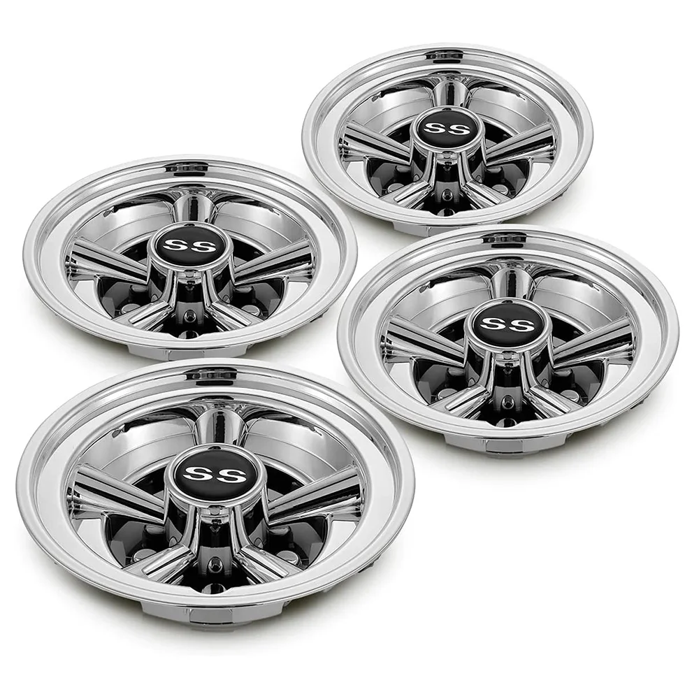 

4 шт./компл. аксессуары для гольф-тележек SS колпачки на ступицы для Yamaha/Club CAR/EZ-GO Par Car 8 "серебряные автомобильные аксессуары