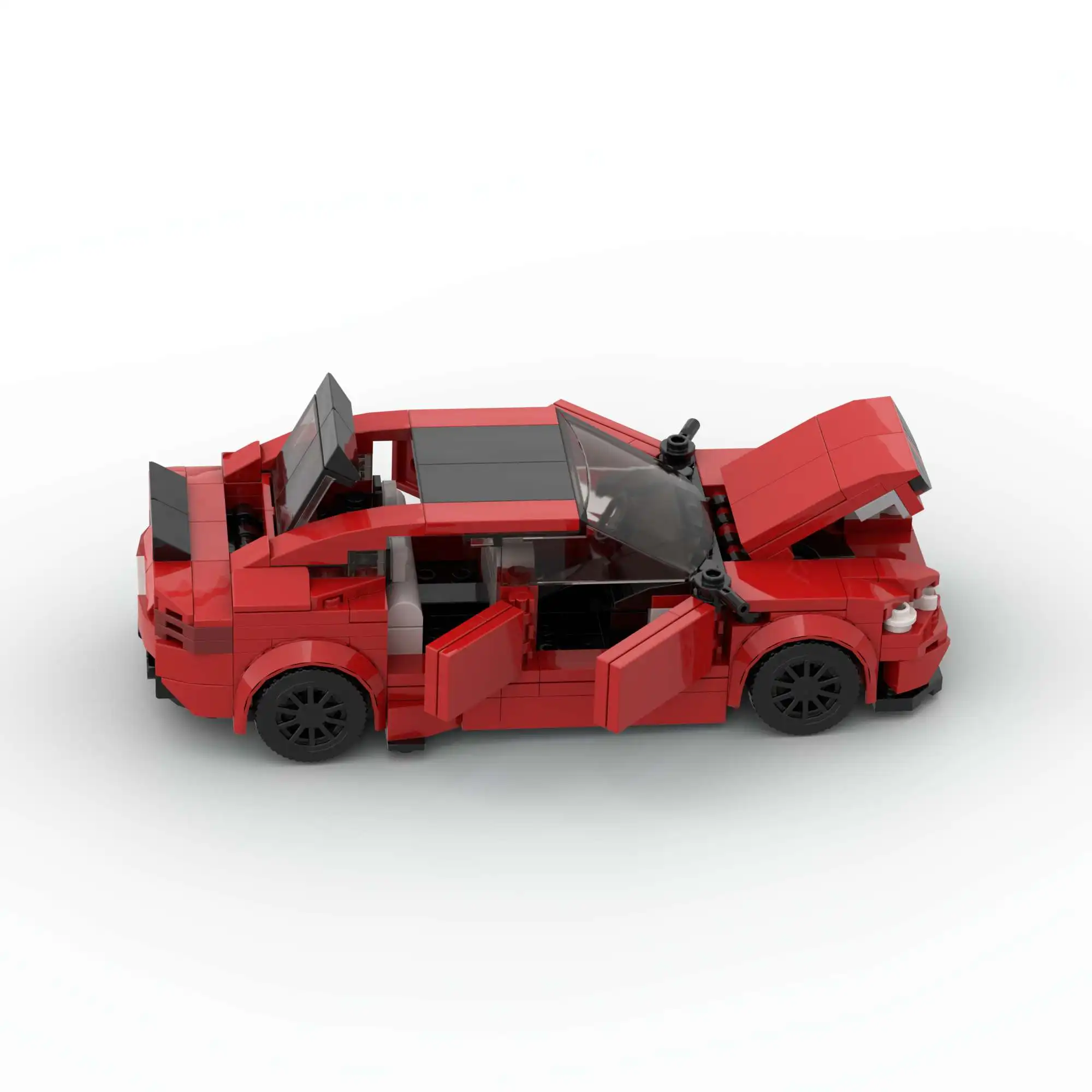 Городской технический автомобиль Moc BMW M5 скоростной чемпион спортивный гоночный