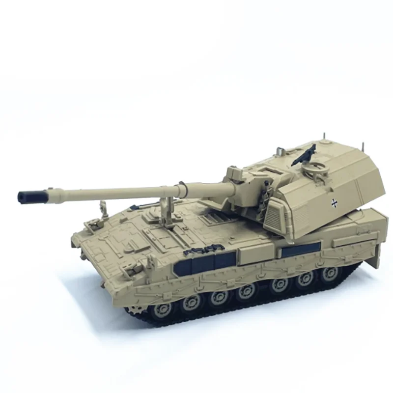 

Масштаб 1:72 немецкая армия PZH2000 самоходный артиллерийский пистолет боевой танк Модель автомобиля игрушки для мальчиков и акриловая коробка