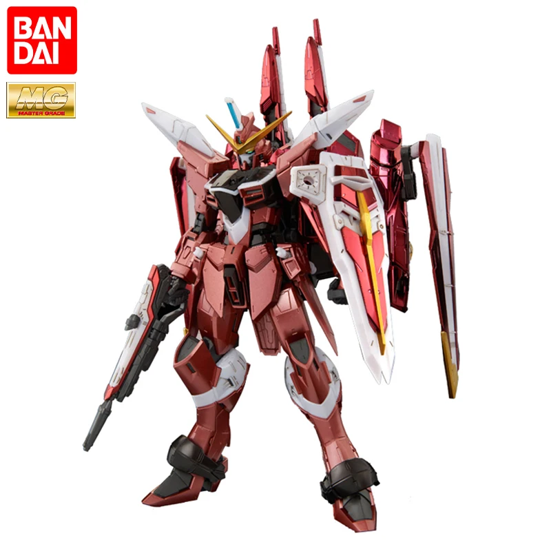 

Bandai Genuine MG 1/100 JUSTICE GUNDAM Special Coating Ver. PB Limit Fully Armed Anime Figur Action Figures Collection ModelToys