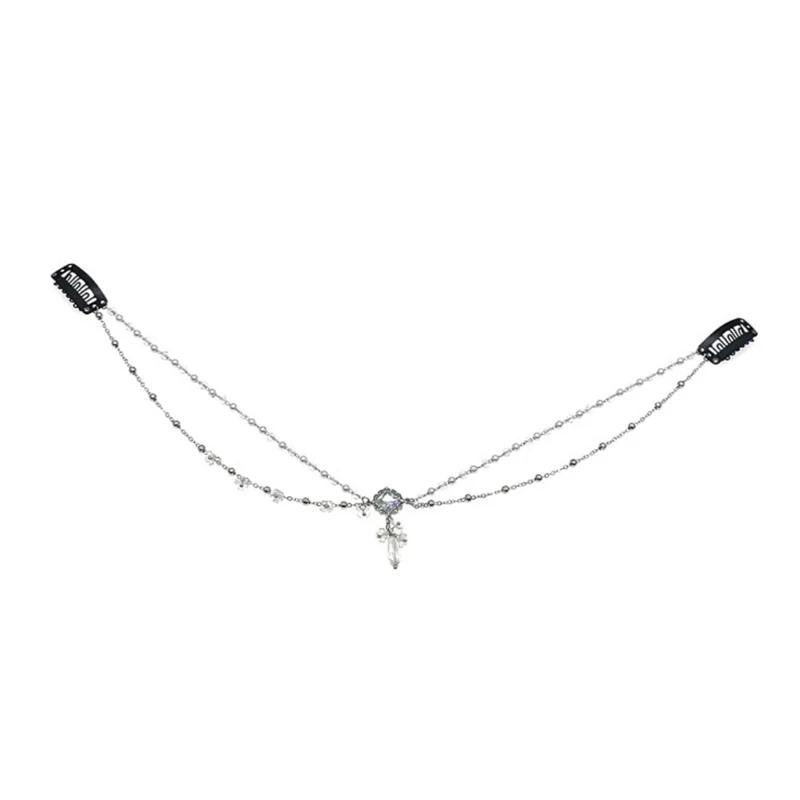 

Головной убор Hanfu с передней частью в стиле бохо, повязка на голову, Винтажные Украшения для волос для девочек