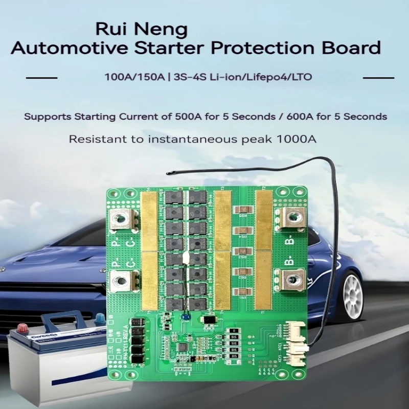 Батарея Bms 3S 4S 5S 6S 7S 8S 12S 13S 20S 21S Smart 12V 24V LiFePO4