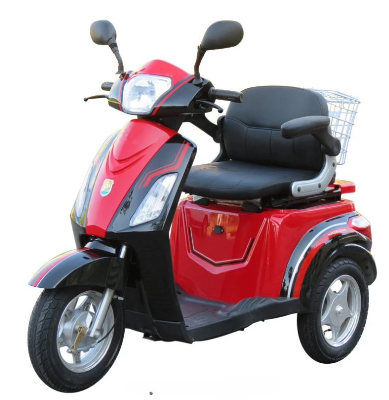 

48V 500W cheap 3 wheels fashion brushless electric tricycle scooter for adults with kinds of optional safety functions