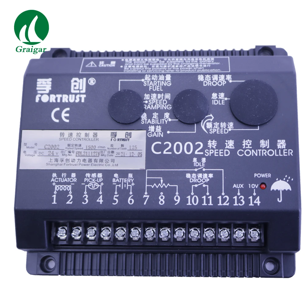 

C2002 Speed Controller Governor Speed Control Board Generator Parts