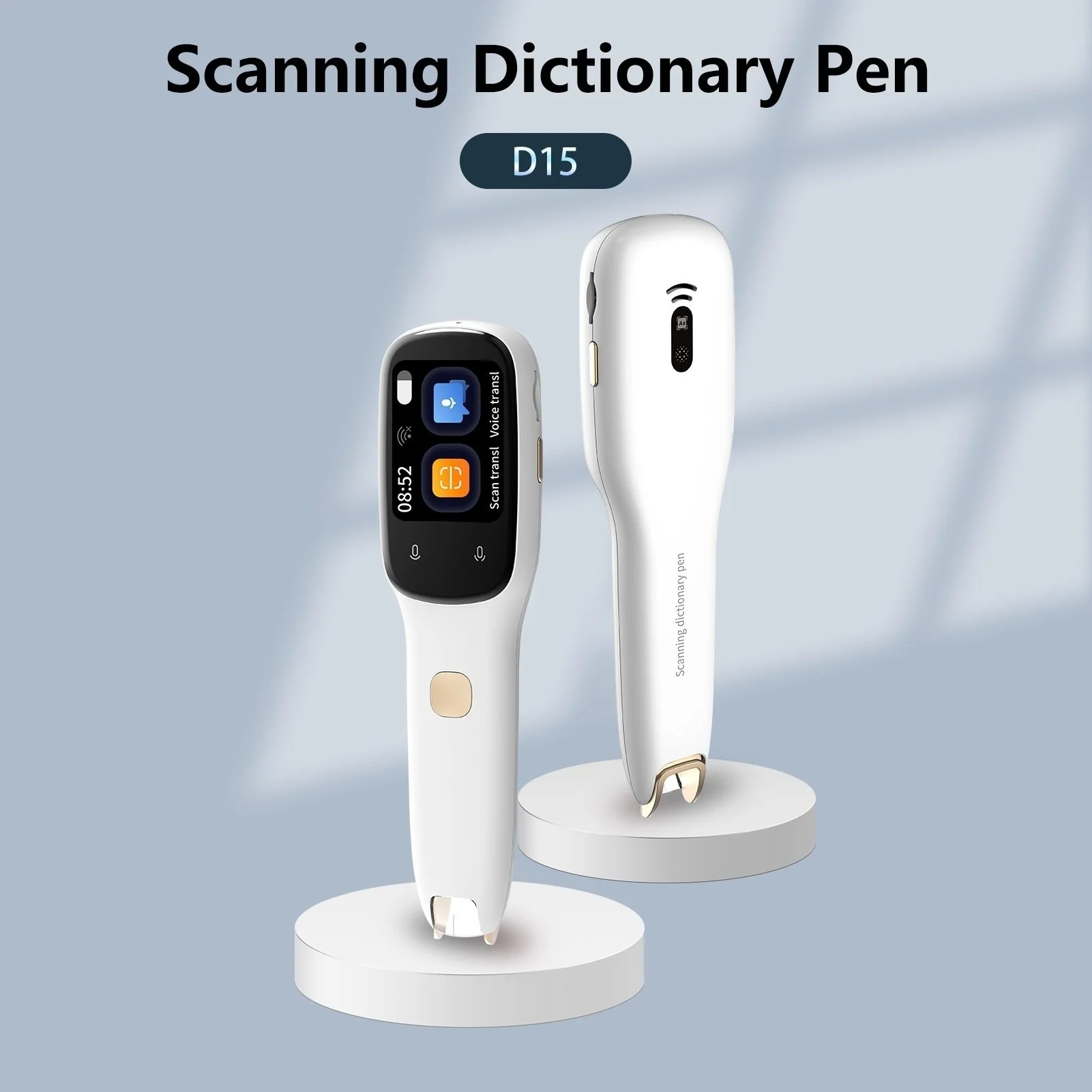 

Wireless Dictionary Translation Pen Scanner Text Scan Reading Noise Reduction 112 Languages 1.65'' Touchscreen Free shipping