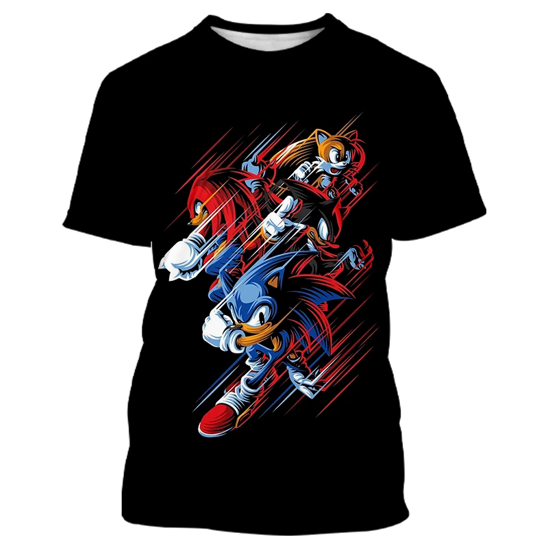 Детские футболки Sonic 2 детская верхняя одежда футболка для маленьких мальчиков и