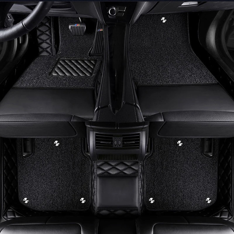 

Custom Car Floor Mats for Volkswagen Vw Sharan 7 Seat 2012-2019 Interior Details Car Accessories Double-deck Removable