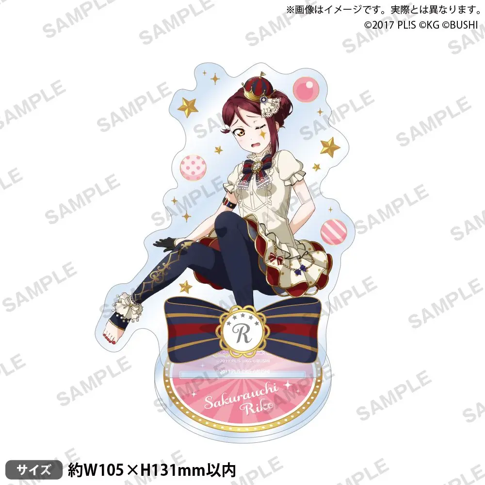 Фото Япония Bushiroad Goods Lovelive Aqours Circus Standing Sign Периферийные устройства №3