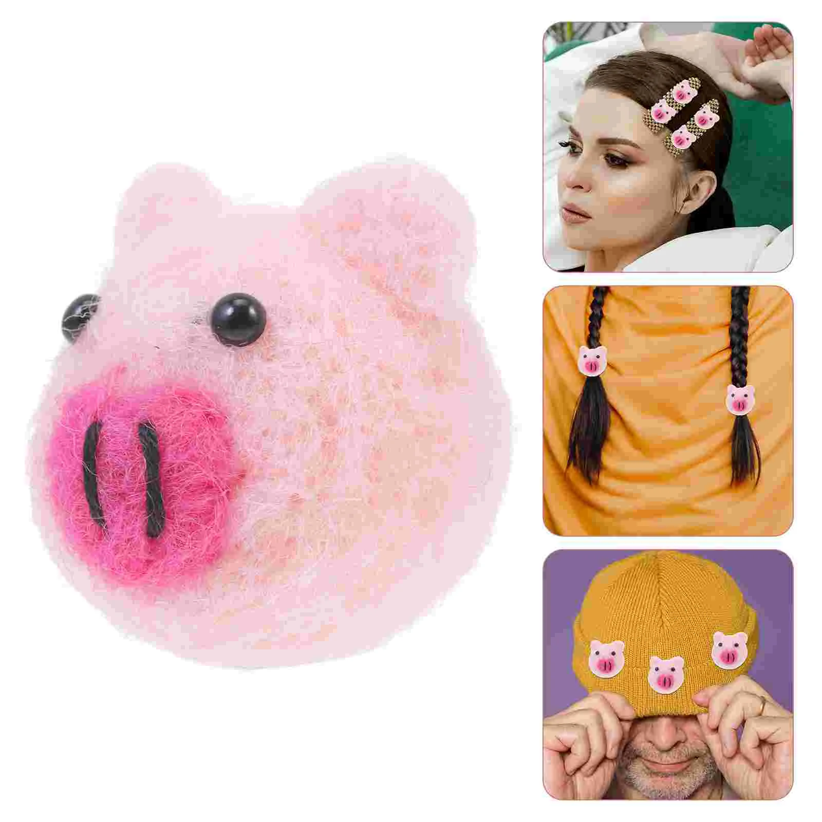 

Фетровая заколка для волос «сделай сам», украшение для волос в виде клубники, аксессуары для автомобиля, заколка для волос, декор для шерсти,...