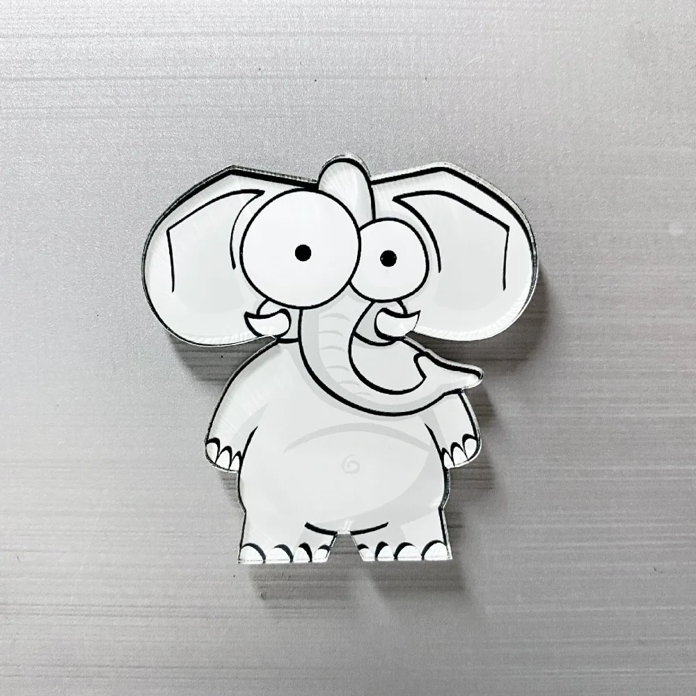 6 шт. персонализированные 3D мультяшные животные магниты на холодильник доска