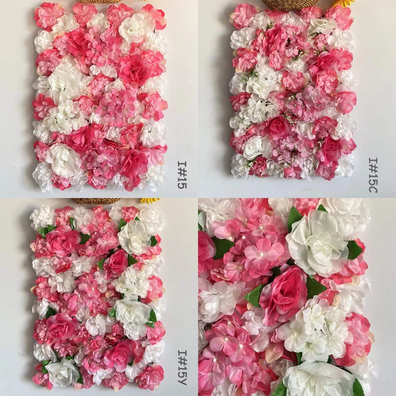 

Silk Rose Flower Wall Artificial Flower Wedding Wall Decor Photography Background Party Festive Home Background Decor Customized