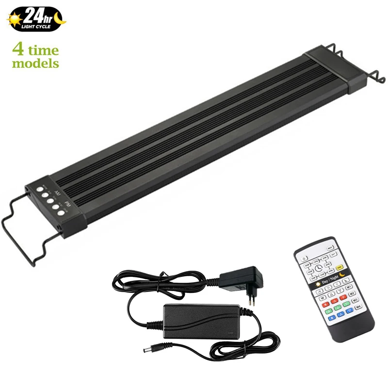 

120cm LED Aquarium Light Lighting Full Spectrum With Dimmer Sunrise And Sunset Sea Marine Fish Tank Light RGB 220V SUNUSN