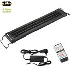 120 см светодиодный светильник для аквариума ing полный спектр с диммером Sunrise и Sunset Sea Fish Tank светильник RGB 220V SUNUSN