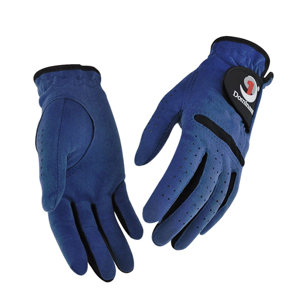 1 pair Men Woman golf gloves fabric Blue Pink glove left right hand for golfer breathable sports glove driver gloves