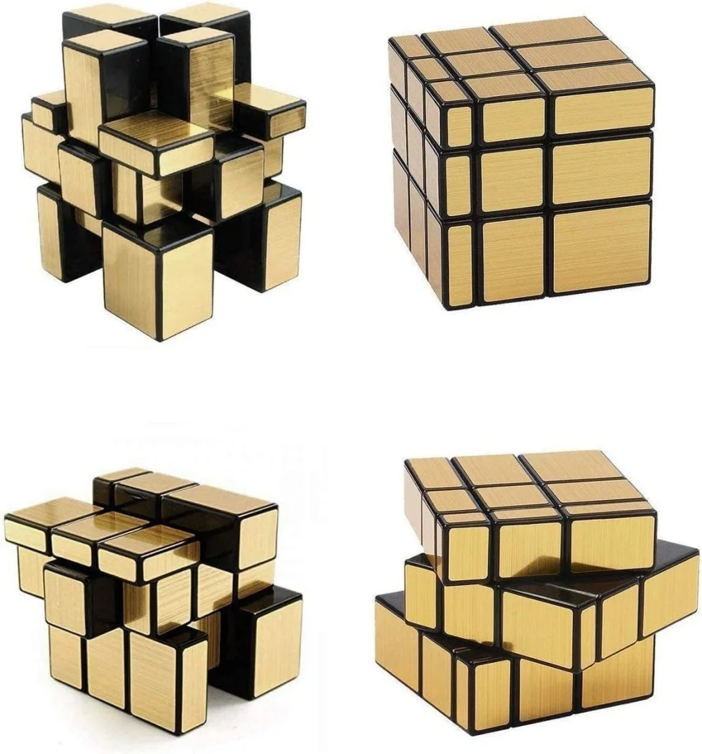 Набор Magic Cube Qiyi - Speed Pyramid Pyraminx Mirror Puzzle 3D Игрушка-головоломка Для Детей И Взрослых