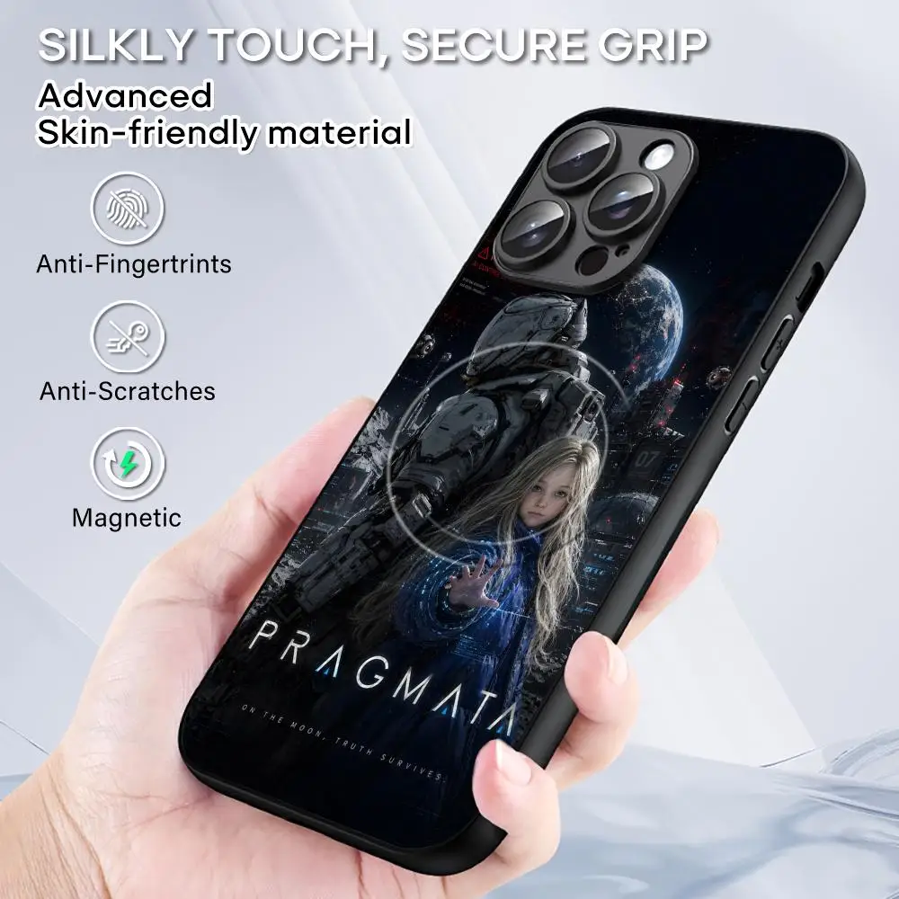 Фото Популярный чехол для телефона PRAGMATA для iPhone 17 16 15 14 13 12 11 Plus Pro Max, высококачественный, роскошный, из овчины, с поддержкой Magsafe №5