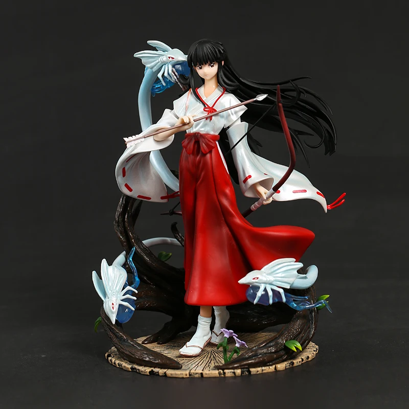 

25cm Inuyasha Kikyo Gk Statue PVC Figure Model Toy Collection Doll