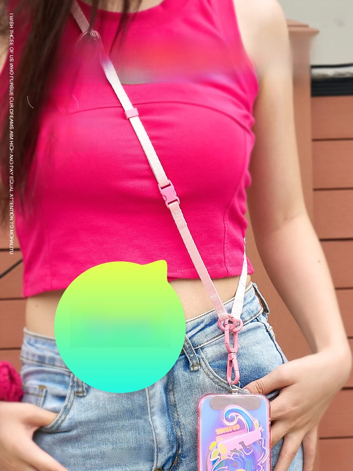 Оригинальный ремешок для мобильного телефона с изображением рака-отшельника