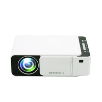 excel digital smart projector with high brightness upgraded led lighting mulit screen hd led projector t5