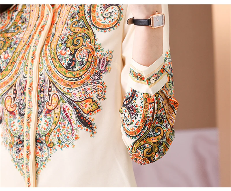 FANIECES 한국후후후후옷 옷 свободные модные роскошные женские рубашки с принтом блузки